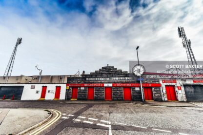 A picture of Merkland gate, Pittodrie Stadium print for sale.